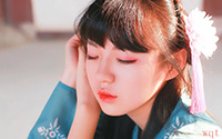 可爱汉服美女古风写真(8)