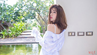 白皙性感美女小清新唯美写真(8)