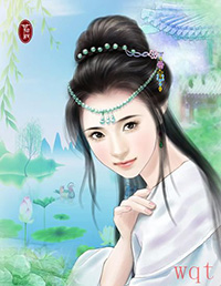妩媚美女古装手绘(13)